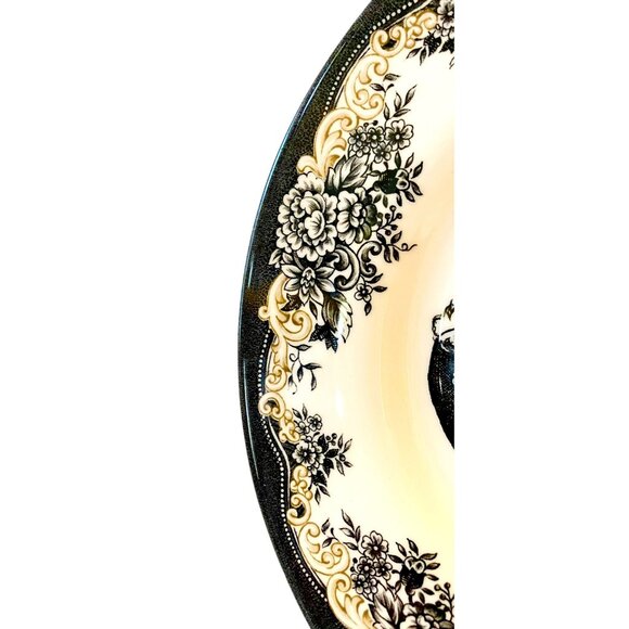 NEW Royal Stafford Party King Skulls Gothic Ceramic Serving, Salad Plate-ENGLAND - Picture 6 of 12